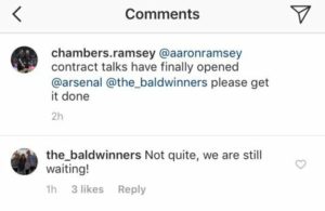 Aaron Ramsey Agent Replying To Arsenal Fan