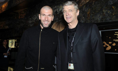 Zinedine Zidane and Arsene Wenger