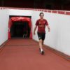 Arsenal manager Unai Emery entering the pitch