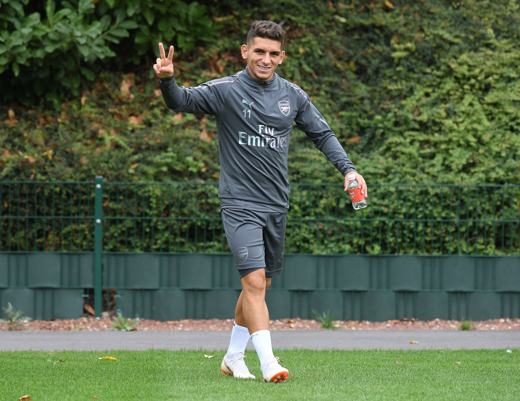 Lucas Torreira in Arsenal Training