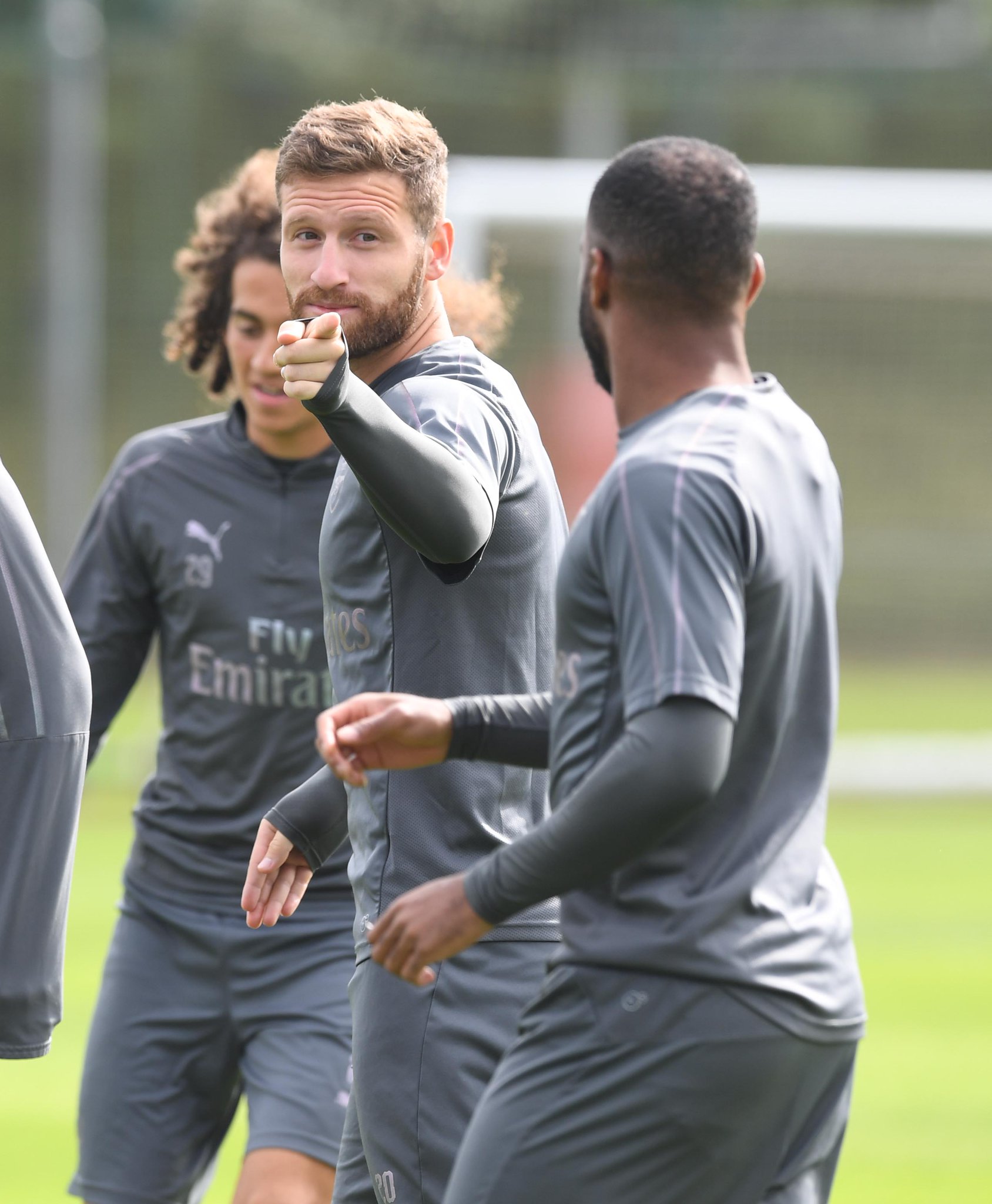 Mustafi at the training grounds