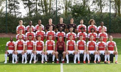 Arsenal 2018/19 Squad Photo